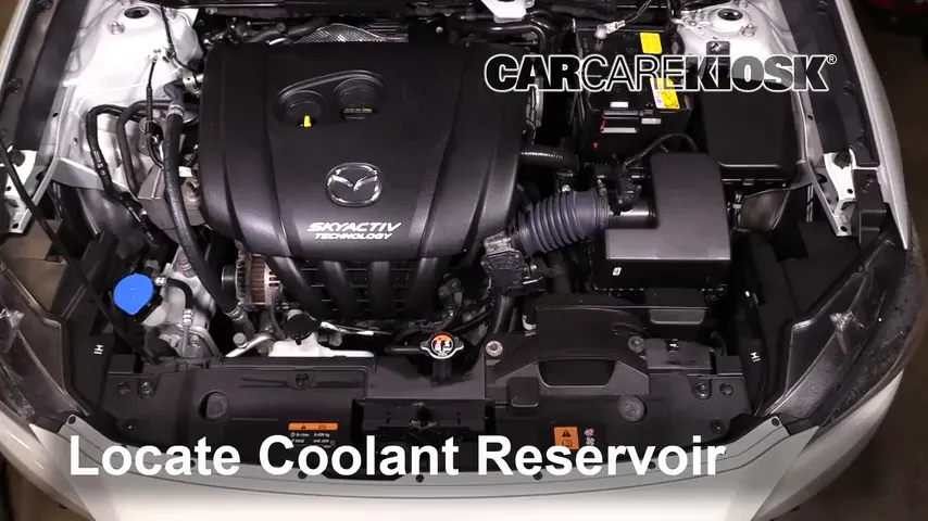 2018 Mazda CX-3 Grand Touring 2.0L 4 Cyl. Refrigerante (anticongelante) Agregar refrigerante